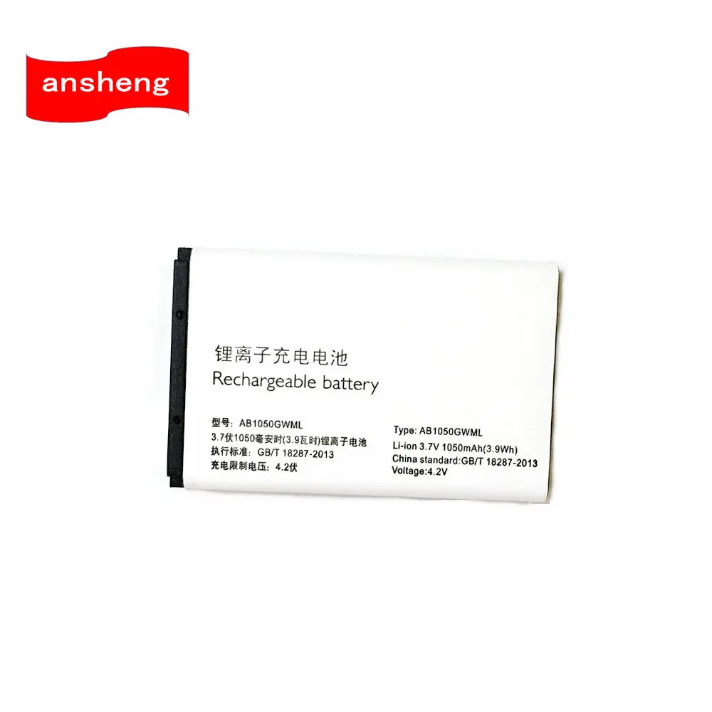 High Quality 1050mAh AB1050CWMC AB1050GWML Battery For Philips E106 E103 Mobile Phone
High Quality 1050mAh AB1050CWMC AB1050GWML Battery For Philips E106 E103 Mobile Phone