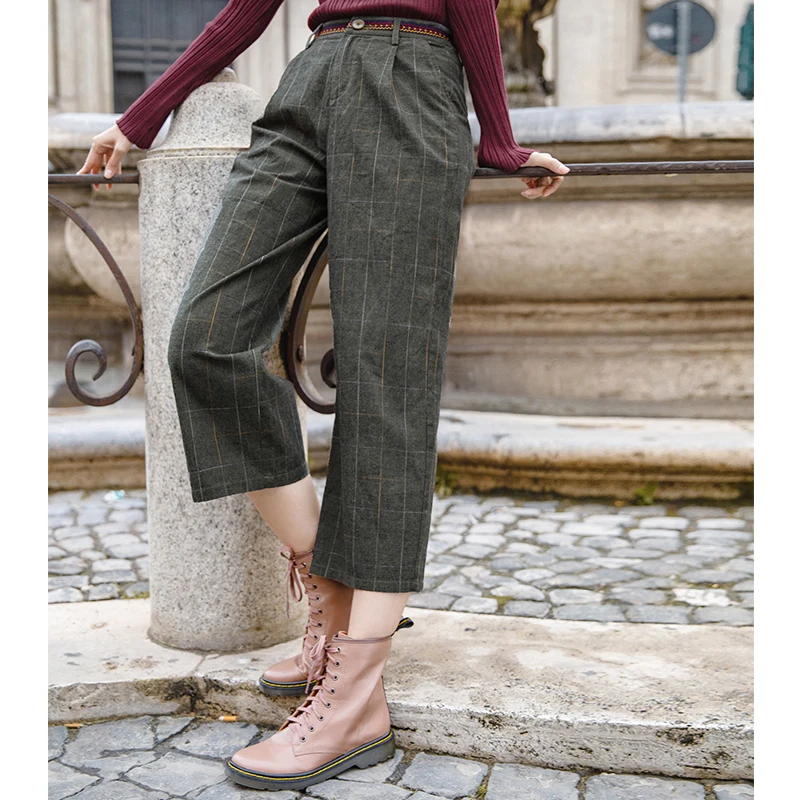 INMAN Autumn New Arrival Solid Color Stripped Straight All Matched Artistic Women Causal Pants
INMAN Autumn New Arrival Solid Color Stripped Straight All Matched Artistic Women Causal Pants