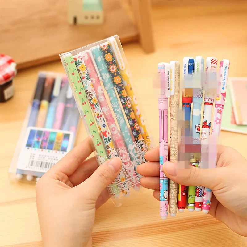 6 pcs/lot New Cute CartoonColorful Gel Pen Set 0.38mm Refills Kawaii Gel Ink Pen Stationery Creative Gift School Supplies
6 pcs/lot New Cute CartoonColorful Gel Pen Set 0.38mm Refills Kawaii Gel Ink Pen Stationery Creative Gift School Supplies