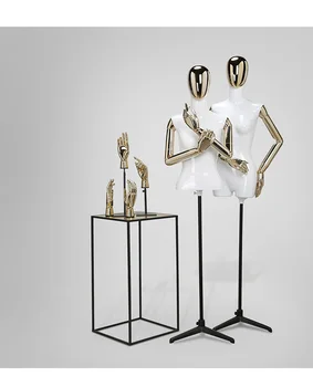 New Top Quality Fiberglass Fashion Female Mannequin Half Body Model With Base Best Value
New Top Quality Fiberglass Fashion Female Mannequin Half Body Model With Base Best Value