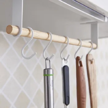 Cooking Tool Kitchen Storage Holders Rack Metal Ceiling Hanging with 5 Hook Shelf Dish Chest Storage Shelf Bathroom Organizer
Cooking Tool Kitchen Storage Holders Rack Metal Ceiling Hanging with 5 Hook Shelf Dish Chest Storage Shelf Bathroom Organizer
