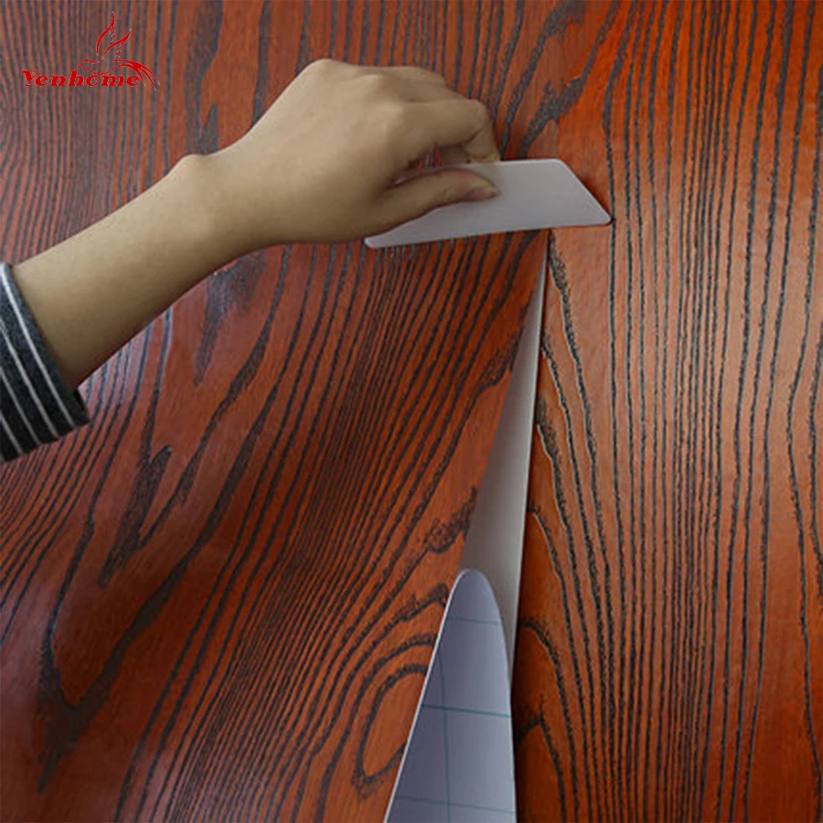 New Arrival 30cm Width Self-Adhesive Wallpapers Waterproof Vinyl Furniture Renovation Wood Grain Shape Cupboard Wardrobe Decals
New Arrival 30cm Width Self-Adhesive Wallpapers Waterproof Vinyl Furniture Renovation Wood Grain Shape Cupboard Wardrobe Decals