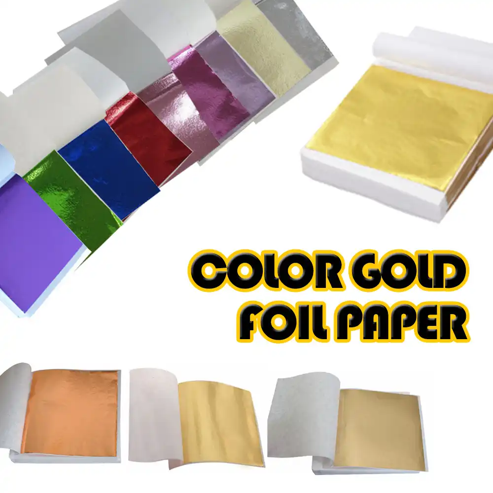 leaf sliver copper leaf leaves sheets foil paper for gilding