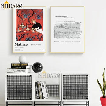 Matisse Simple Fashion Modern Chopin Music Score Home Decor Painting Posters and Prints Canvas Art Wall Picture for Living Room
Matisse Simple Fashion Modern Chopin Music Score Home Decor Painting Posters and Prints Canvas Art Wall Picture for Living Room