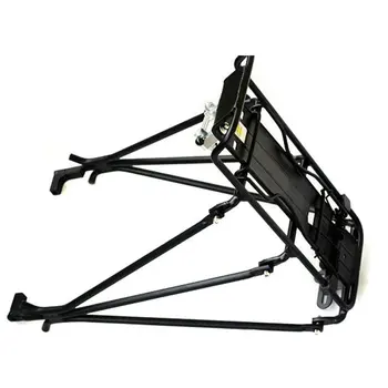 Cycling MTB Aluminum Alloy Bicycle Carrier Rear Luggage Rack Shelf Bracket for Disc Brake/V-brake Bike Black
Cycling MTB Aluminum Alloy Bicycle Carrier Rear Luggage Rack Shelf Bracket for Disc Brake/V-brake Bike Black