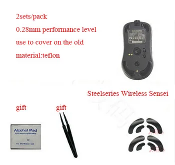 2sets/pack Original Hotline Games Performance Level Mouse Feet For Steelseries Sensei Professional 0.28mm Mouseskate For Gaming 
2sets/pack Original Hotline Games Performance Level Mouse Feet For Steelseries Sensei Professional 0.28mm Mouseskate For Gaming