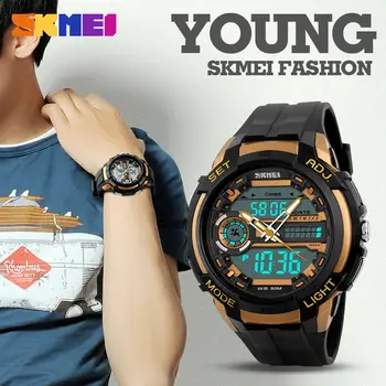 Skmei Men Digital Quartz Wristwatches Fashion Sport Watch Big Dial Outdoor Chronograph Clock Multiple Time Zone Man Watches 1202
Skmei Men Digital Quartz Wristwatches Fashion Sport Watch Big Dial Outdoor Chronograph Clock Multiple Time Zone Man Watches 1202