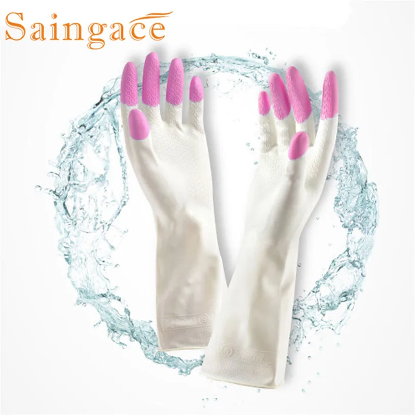 lange rubberen handschoenen