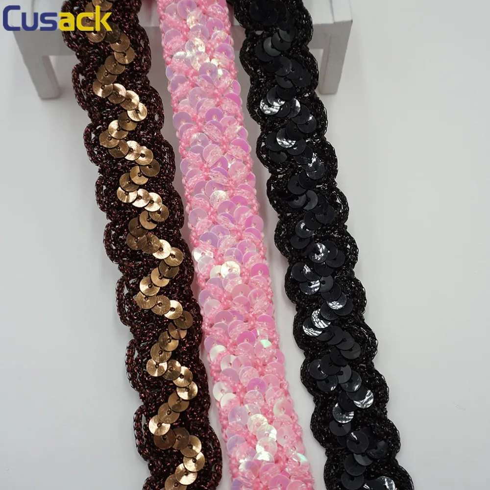 Cusack 2 yards 2 cm Sequins Lace Trim Ribbon for DIY Hair Accessories Garment Dress Trimmings Belts Braided Applique Sewing Pink
Cusack 2 yards 2 cm Sequins Lace Trim Ribbon for DIY Hair Accessories Garment Dress Trimmings Belts Braided Applique Sewing Pink