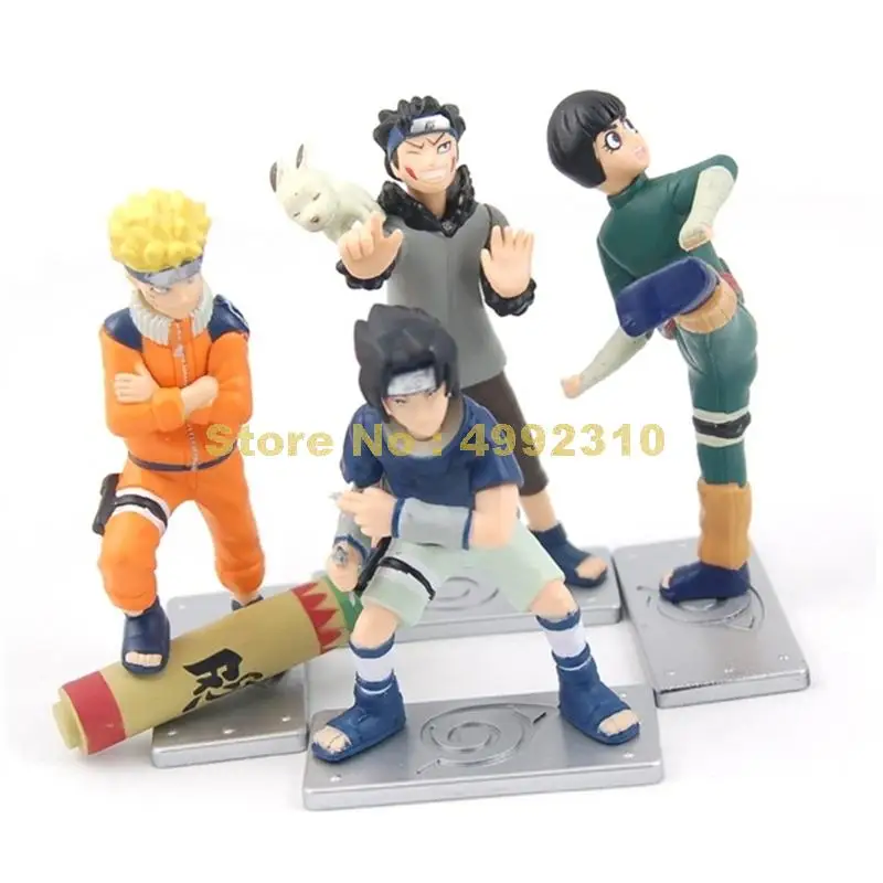 4pcs/set anime naruto uzumaki uchiha sasuke rock lee inuzuka kiba pvc action figure collectible model 10cm Toy
4pcs/set anime naruto uzumaki uchiha sasuke rock lee inuzuka kiba pvc action figure collectible model 10cm Toy