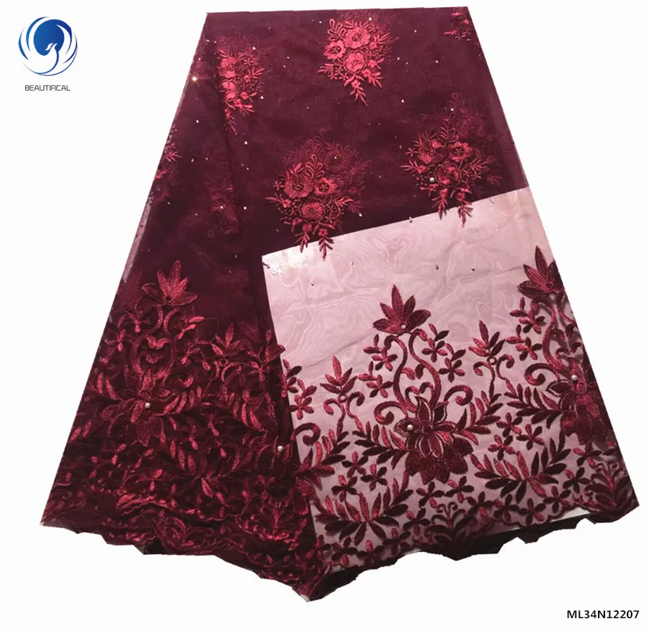 BEAUTIFICAL french lace fabric embroidered fabric net lace fabric french materials flower style 5 yards/lot nigerian ML34N122
BEAUTIFICAL french lace fabric embroidered fabric net lace fabric french materials flower style 5 yards/lot nigerian ML34N122