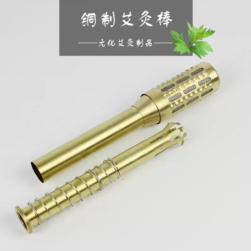 Big Size Pure Copper Body Moxibustion sticks Moxa box with high quality mugwort stick+5 PCS Moxa Roller
Big Size Pure Copper Body Moxibustion sticks Moxa box with high quality mugwort stick+5 PCS Moxa Roller