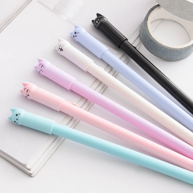 1pcs Color cat head Gel Pen School Stationeries School Supplies Lovely Kawaii Cute Beautiful Colour Office Black 0.5mm
1pcs Color cat head Gel Pen School Stationeries School Supplies Lovely Kawaii Cute Beautiful Colour Office Black 0.5mm
