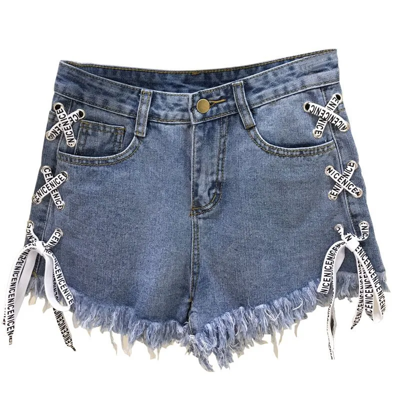 Summer Wild Female Blue Denim Shorts 2019 Fashion Women Worn High Waist Shorts Loose Plus Size 5Xl Bandage Jeans Shorts JIA278
Summer Wild Female Blue Denim Shorts 2019 Fashion Women Worn High Waist Shorts Loose Plus Size 5Xl Bandage Jeans Shorts JIA278