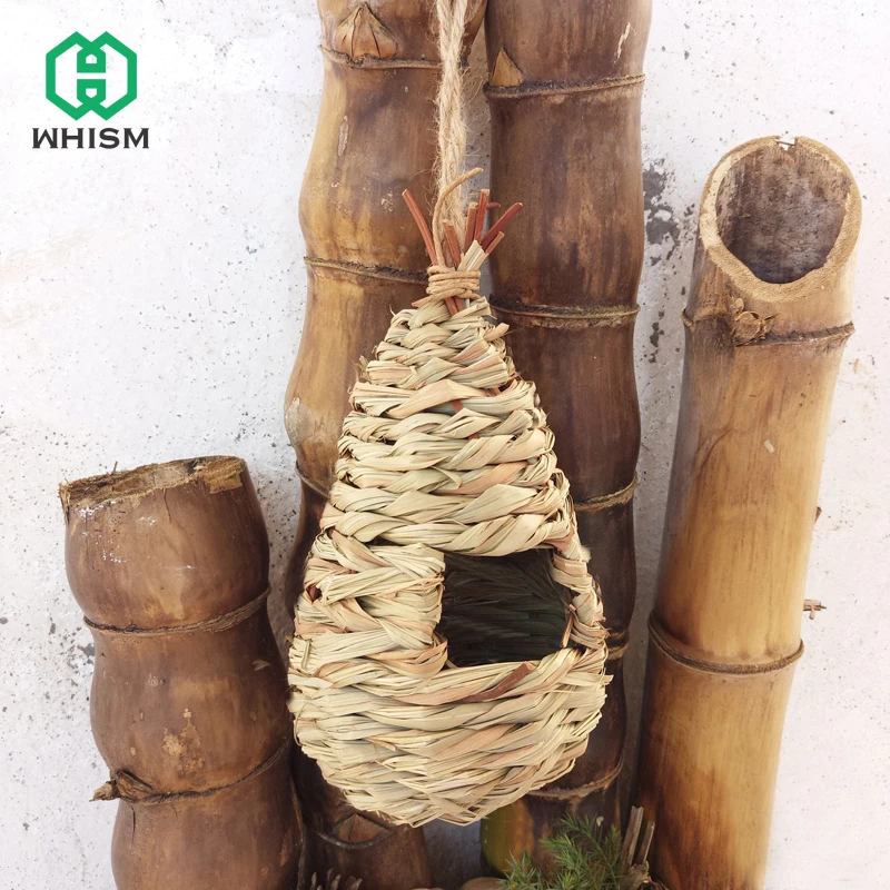 WHISM Woven Straw Hanging Egg Styles Decorative Parrot Cage Toys Breeding Case Room Birdhouse Handmade Birds Bed Nest
WHISM Woven Straw Hanging Egg Styles Decorative Parrot Cage Toys Breeding Case Room Birdhouse Handmade Birds Bed Nest