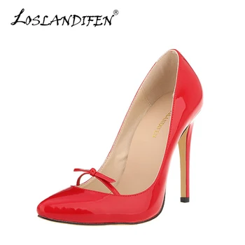 LOSLANDIFEN Women's Pumps New Fashion Pointed Toe High Heels Stiletto Pumps Patent Leather Casual Shoes Woman Bow Wedding Shoes
LOSLANDIFEN Women's Pumps New Fashion Pointed Toe High Heels Stiletto Pumps Patent Leather Casual Shoes Woman Bow Wedding Shoes