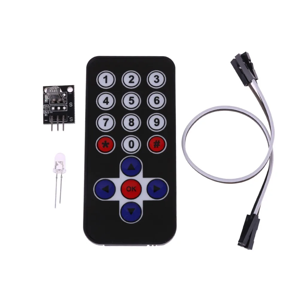 ALLOYSEED Wireless Remote Control Ultrathin 38KHZ Infrared Receiving Module Infrared Wireless Remote Control Module Kits
ALLOYSEED Wireless Remote Control Ultrathin 38KHZ Infrared Receiving Module Infrared Wireless Remote Control Module Kits