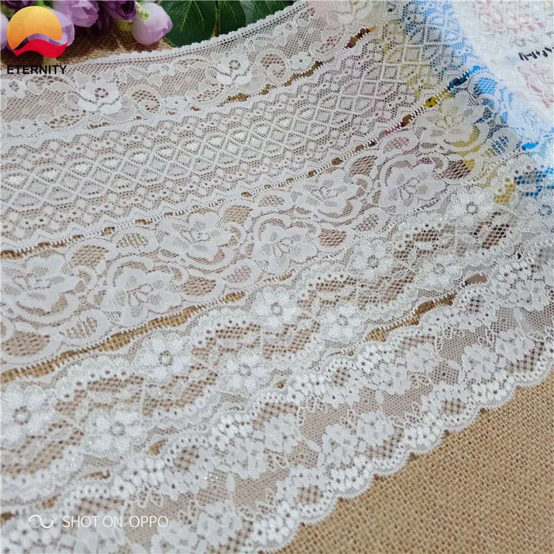4.5-6.2cm S2142 new high quality white elastic lace ribbon is used for sewing handicraft decorative lace hand accessories
4.5-6.2cm S2142 new high quality white elastic lace ribbon is used for sewing handicraft decorative lace hand accessories
