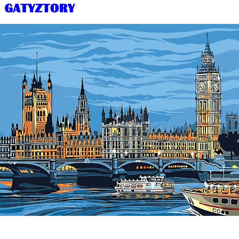 GATYZTORY Frame Big Ben DIY Painting By Numbers Kit Hand paint Landscape Acrylic Paint By Number Wall Art Picture For Home Decor
GATYZTORY Frame Big Ben DIY Painting By Numbers Kit Hand paint Landscape Acrylic Paint By Number Wall Art Picture For Home Decor