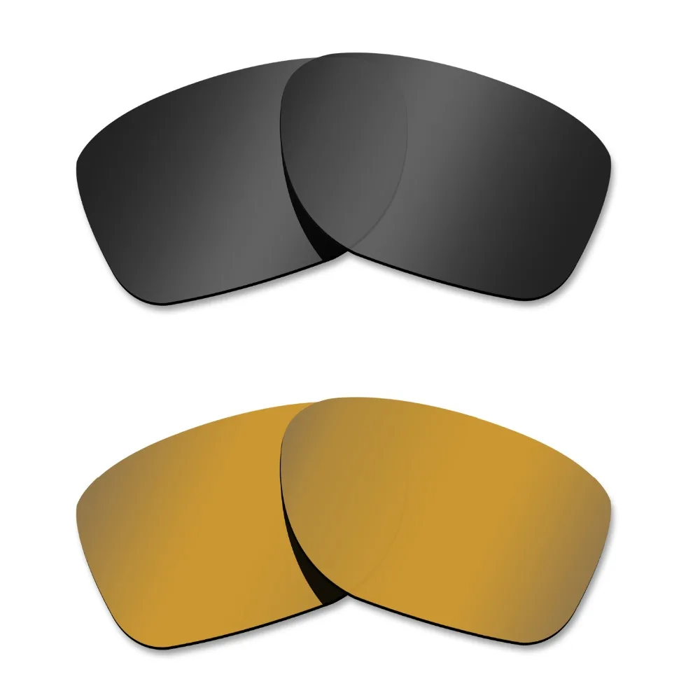 Glintbay 2 Pairs Polarized Sunglasses Replacement Lenses for Oakley Crossrange Stealth Black and Bronze Gold
Glintbay 2 Pairs Polarized Sunglasses Replacement Lenses for Oakley Crossrange Stealth Black and Bronze Gold