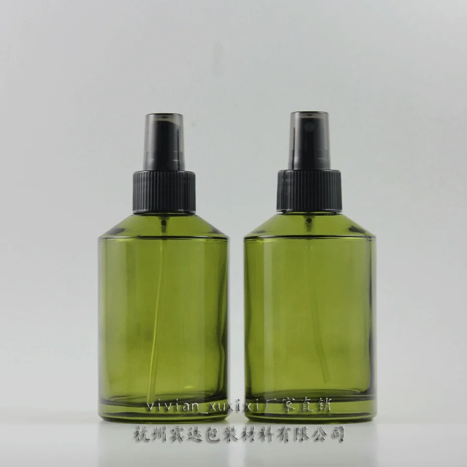 200ml round green travel refillable perfume bottle with black plastic atomiser spray/mist, glass 200ml perfume container 200ml
200ml round green travel refillable perfume bottle with black plastic atomiser spray/mist, glass 200ml perfume container 200ml