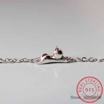 925 Sterling Silver Cute Cat Bracelets For Women High Quality Fashion Girl Gift Prevent Allergy Sterling Silver Fine Jewelry
925 Sterling Silver Cute Cat Bracelets For Women High Quality Fashion Girl Gift Prevent Allergy Sterling Silver Fine Jewelry