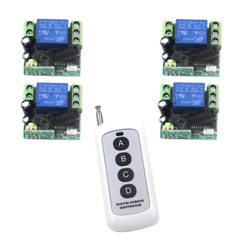 Free Shipping 12V 10A Fixed Encoding Remote Control Switch 1 Control + 4 Receiver with Box Black 4186
Free Shipping 12V 10A Fixed Encoding Remote Control Switch 1 Control + 4 Receiver with Box Black 4186