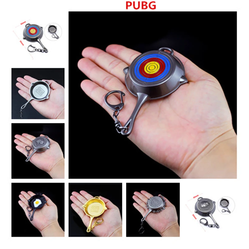 Game PUBG Playerunknown's Battlegrounds Level 3 Frying pan Saucepan Keychain Cosplay Props Metal Key ring Pendant Kid Adult Gift
Game PUBG Playerunknown's Battlegrounds Level 3 Frying pan Saucepan Keychain Cosplay Props Metal Key ring Pendant Kid Adult Gift