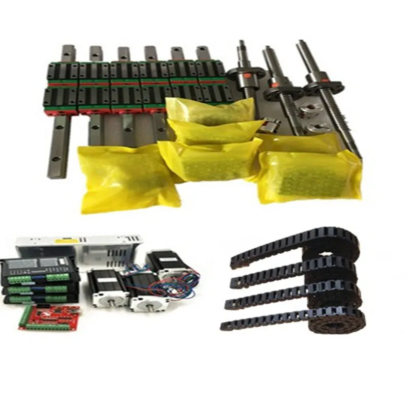cnc set HGR20 Square Linear guide sets 16pcs HGH20CA +SFU1605 ball screw+BK BF12 housing Coupling for Spindle motor kit
cnc set HGR20 Square Linear guide sets 16pcs HGH20CA +SFU1605 ball screw+BK BF12 housing Coupling for Spindle motor kit