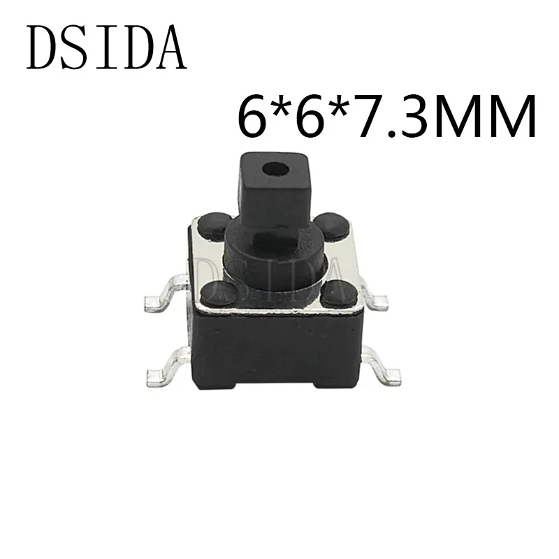 20Pcs/Lot SMD Switch 6*6*7.3 mm 4Pin Tactile Tact Push Button Micro Switch 6*6*7.3mm Light Touch Keys Keyboard
20Pcs/Lot SMD Switch 6*6*7.3 mm 4Pin Tactile Tact Push Button Micro Switch 6*6*7.3mm Light Touch Keys Keyboard