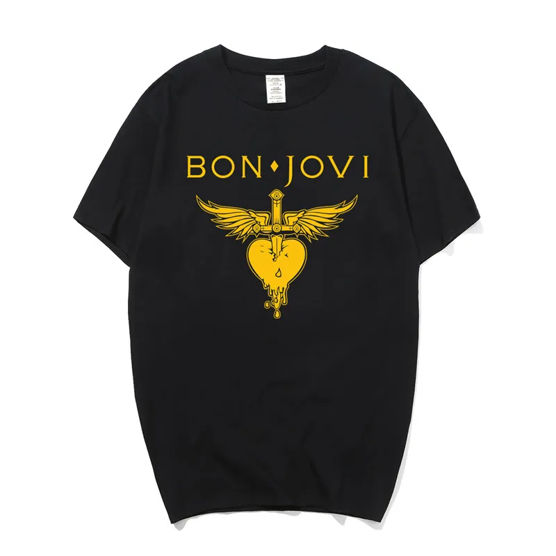 Summer Fashion Bon Jovi T Shirts Men Short Sleeve Cotton Rock Band T-shirts O Neck Pop Metal Man T-shirt Tops Camiseta OS-157
Summer Fashion Bon Jovi T Shirts Men Short Sleeve Cotton Rock Band T-shirts O Neck Pop Metal Man T-shirt Tops Camiseta OS-157