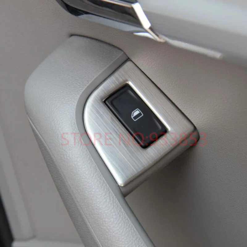 Stainless steel Car armrest button decoration trim auto accessories 4 pcs per set For Octavia A7
Stainless steel Car armrest button decoration trim auto accessories 4 pcs per set For Octavia A7