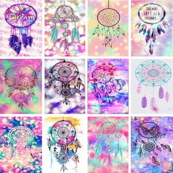 Full Square/Round Drill Wind chime 5D DIY Diamond Painting Dream catcher feather 3D Embroidery Cross Stitch Mosaic Decor gifts
Full Square/Round Drill Wind chime 5D DIY Diamond Painting Dream catcher feather 3D Embroidery Cross Stitch Mosaic Decor gifts