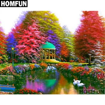 HOMFUN Full Square/Round Drill 5D DIY Diamond Painting "Beautiful Swan Lake" Embroidery Cross Stitch 5D Home Decor A01316
HOMFUN Full Square/Round Drill 5D DIY Diamond Painting "Beautiful Swan Lake" Embroidery Cross Stitch 5D Home Decor A01316