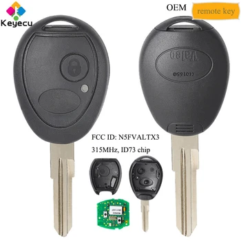 KEYECU OEM Remote Control Car Key With 2 Buttons 315MHz ID73 Chip - FOB for Land Rover Discovery 1999-2004 US FCC ID: N5FVALTX3
KEYECU OEM Remote Control Car Key With 2 Buttons 315MHz ID73 Chip - FOB for Land Rover Discovery 1999-2004 US FCC ID: N5FVALTX3
