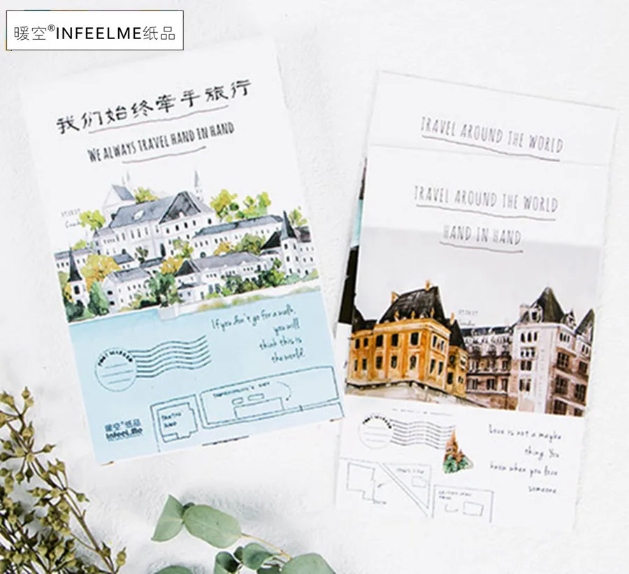 Infeel.me around the world postcard Letter paper greeting card Bookmark 1 lot = 1 pack = 30 pcs
Infeel.me around the world postcard Letter paper greeting card Bookmark 1 lot = 1 pack = 30 pcs