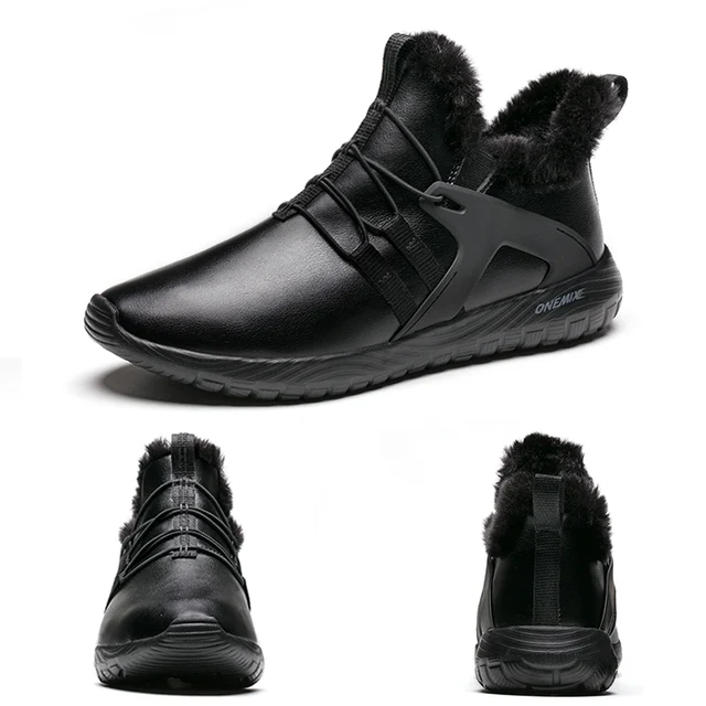 ONEMIX Men Winter Running Shoes Keep Warm Boots Waterproof Leather Sneakers Outdoor Slip On Walking Shoes Adult Ankle Snow Boots tanie i dobre opinie CN(Origin) LIFESTYLE Stability Outdoor Lawn Advanced Breathable Height Increasing Massage Medium(B M) 1328C Slip-On Marathon( 40km) ONEMIX Men Winter Running Shoes Keep Warm Boots Waterproof Leather Sneakers Outdoor Slip On Walking Shoes Adult Ankle Snow Boots tanie i dobre opinie CN(Origin) LIFESTYLE Stability Outdoor Lawn Advanced Breathable Height Increasing Massage Medium(B M) 1328C Slip-On Marathon( 40km)