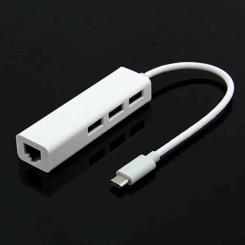 USB-C Type C USB 3.1 Male to 100M Gigabit Ethernet Network LAN Adapter for Apple Macbook & Laptop PC
USB-C Type C USB 3.1 Male to 100M Gigabit Ethernet Network LAN Adapter for Apple Macbook & Laptop PC