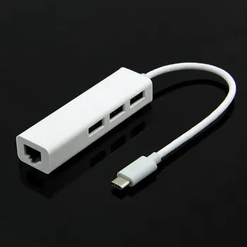 Great-Q USB-C Type C USB 3.1 Male to 100M rj45 rj-45 Ethernet Network LAN Adapter cable cord usb 2.0 HUB for Macbook Laptop
Great-Q USB-C Type C USB 3.1 Male to 100M rj45 rj-45 Ethernet Network LAN Adapter cable cord usb 2.0 HUB for Macbook Laptop