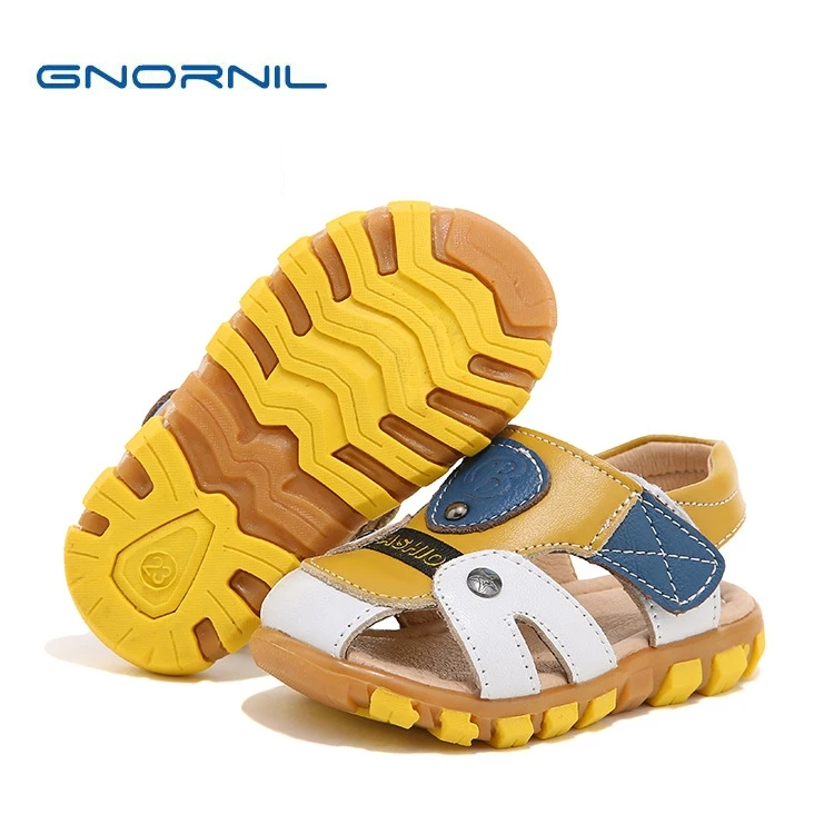 GNORNIL Brand Kids Shoes Boys Leather Sandals 2018 Fashion Closed Toe Toddler Baby Shoes Soft Casual Children Summer Sandals
GNORNIL Brand Kids Shoes Boys Leather Sandals 2018 Fashion Closed Toe Toddler Baby Shoes Soft Casual Children Summer Sandals