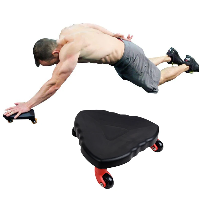 

AB Roller Coaster Abdominal Exercise Plate Muscle Training Wheel Abdomen Ab Roller Fitness ABS Rollers Home Gym Equipment Disc