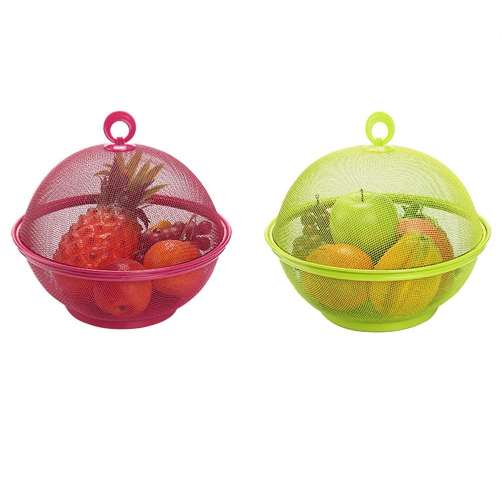 fruit basket with lid kitchen storage basket with