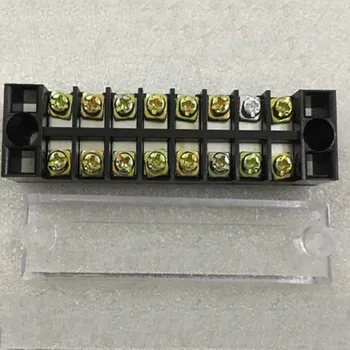 2 Pcs copper busbar terminal 8 Position Double Row Screw Terminal Covered Barrier Strip 600V 25A copper&ABS L*W*H 11.5*3*1.9 cm
2 Pcs copper busbar terminal 8 Position Double Row Screw Terminal Covered Barrier Strip 600V 25A copper&ABS L*W*H 11.5*3*1.9 cm