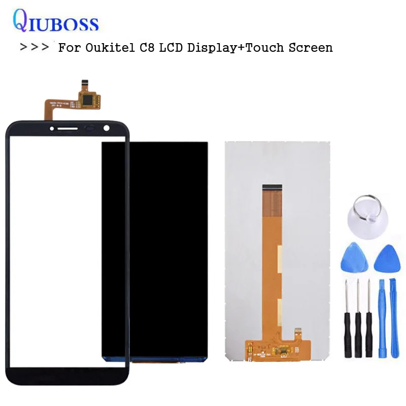 For Oukitel C8 LCD Display+Touch Screen 640*1280 Tested Digitizer Replacement with free tools
For Oukitel C8 LCD Display+Touch Screen 640*1280 Tested Digitizer Replacement with free tools