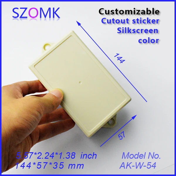 electronic project box for Diy housing (1 pcs) 144*57*35mm wall mounting electrical cabinet abs plastic enclosure
electronic project box for Diy housing (1 pcs) 144*57*35mm wall mounting electrical cabinet abs plastic enclosure