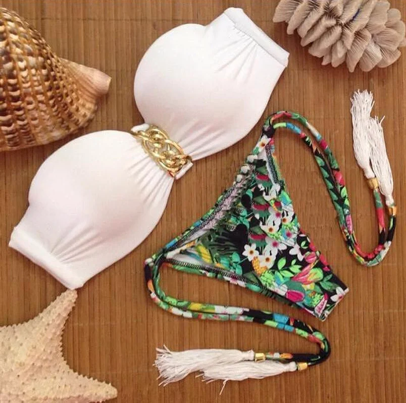 Ossizoue Bikini 2018 Bandage Bikinis Set Push Up Swimwear Women Swimsuit Sexy Floral Bathing Suit Women Biquin
Ossizoue Bikini 2018 Bandage Bikinis Set Push Up Swimwear Women Swimsuit Sexy Floral Bathing Suit Women Biquin