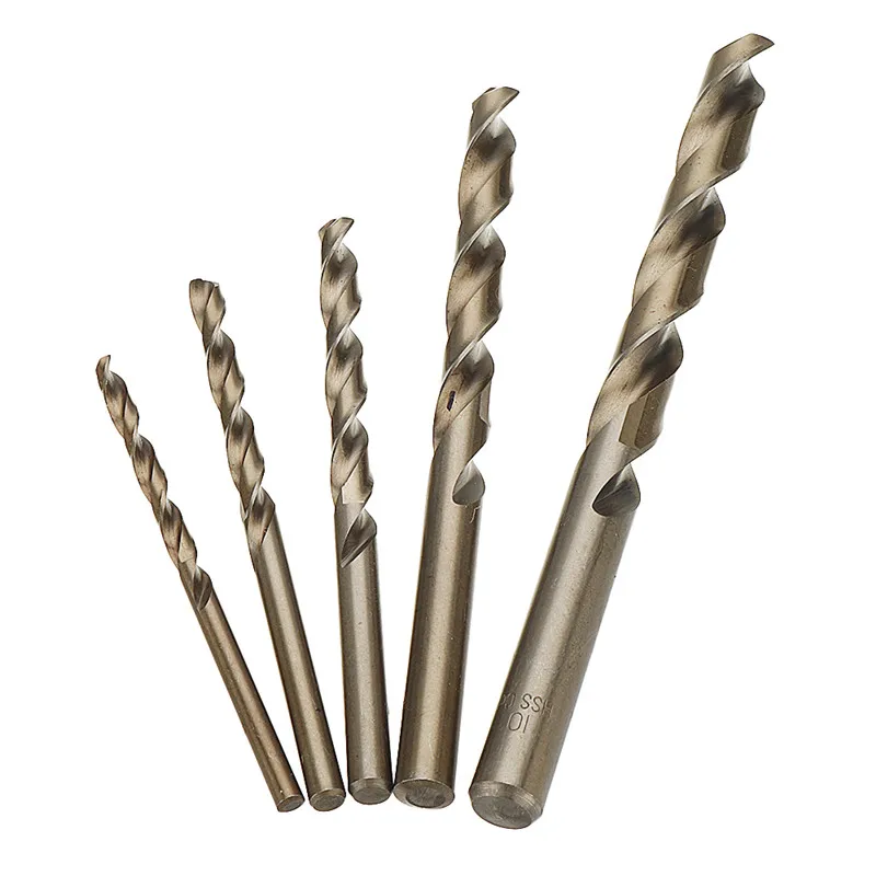 Ende Mills Cobalt Bohrer Satz für Edelstahl Metall Hss-Co Kobalt Bit Titan