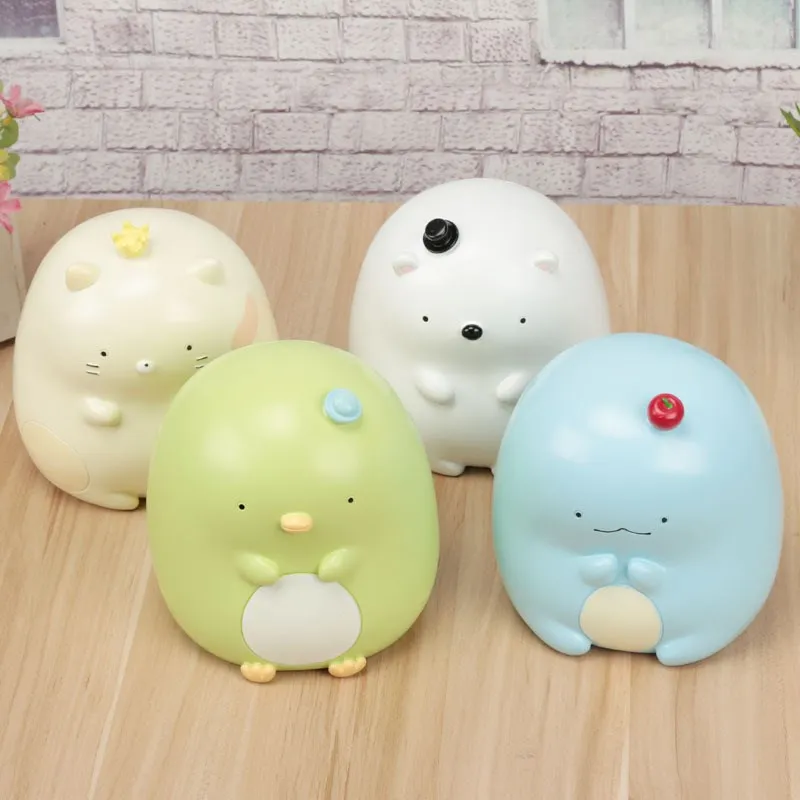 11 см Sumikko gurashi Фигурки игрушки Sumikkogurashi ПВХ Копилка/Копилка детская коллекция