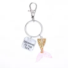 dreaming of the sea letter and Fish Tail Keychain Diy Handmade Ocean Beach Jewelry
dreaming of the sea letter and Fish Tail Keychain Diy Handmade Ocean Beach Jewelry