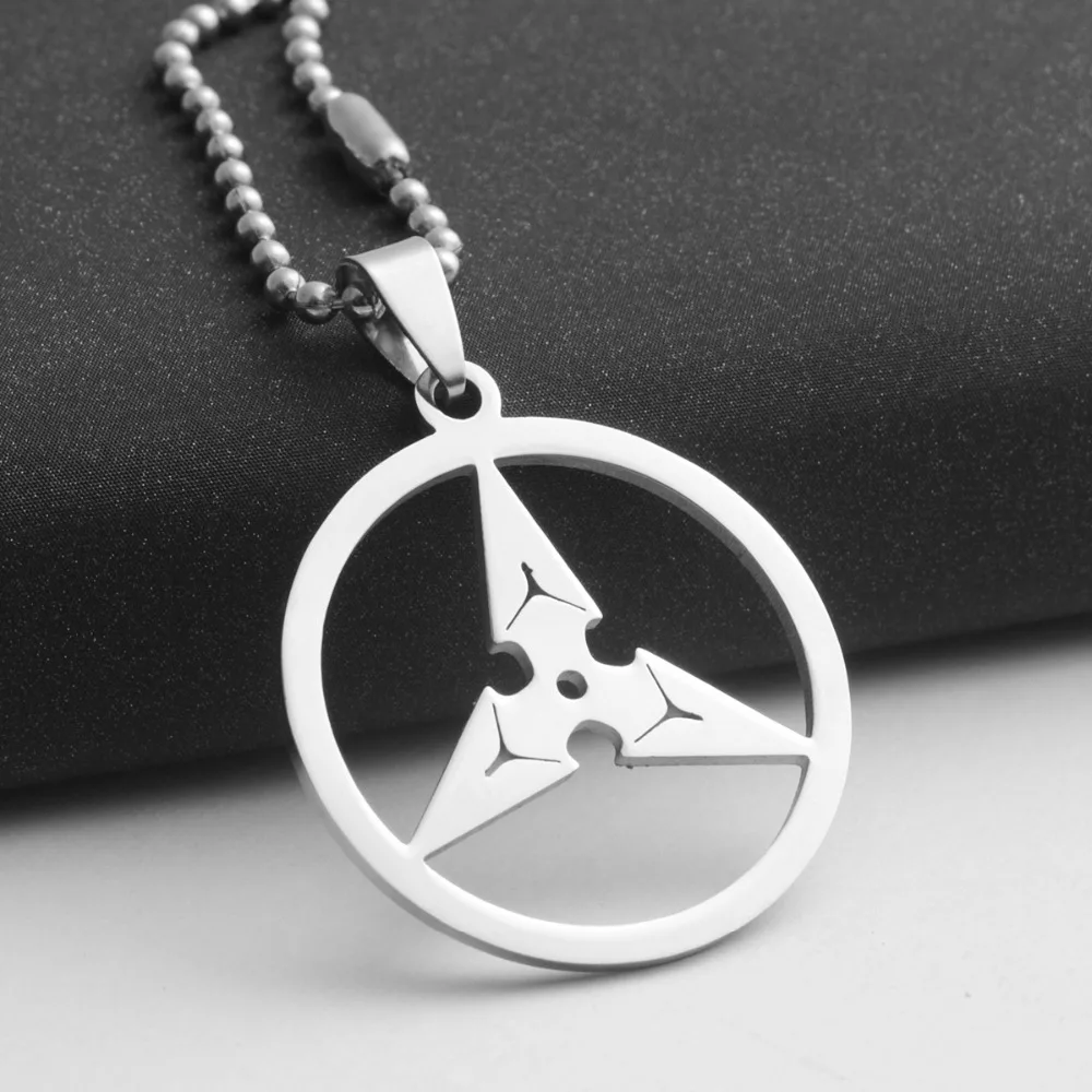 10PCS Stainless Steel Boomerang in Circle Necklace Geometric Triangles Cone OW Game Swing Darts Chain Necklaces for Women Men
10PCS Stainless Steel Boomerang in Circle Necklace Geometric Triangles Cone OW Game Swing Darts Chain Necklaces for Women Men